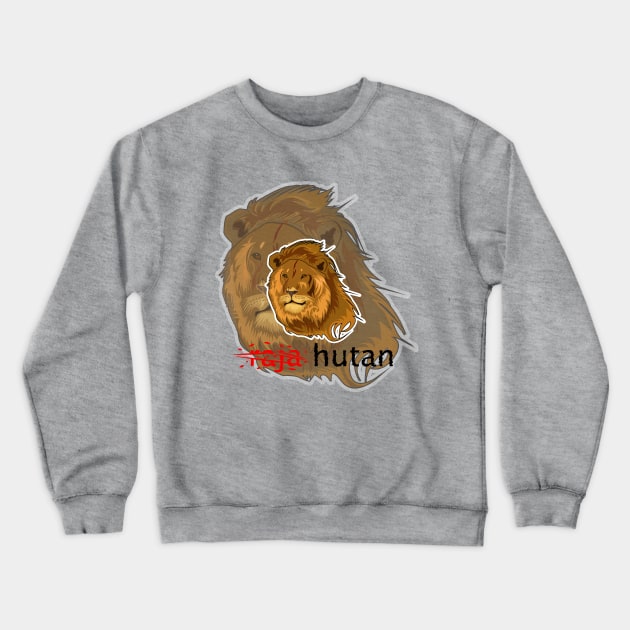 lion Crewneck Sweatshirt by berrs